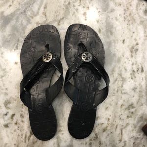 Tory Burch black flip flops